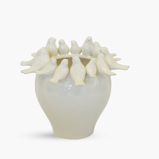 Ceramic Bird Vase