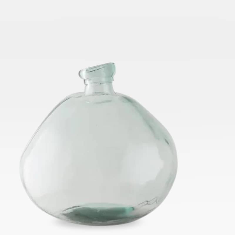 Clear Bubble Vase Large