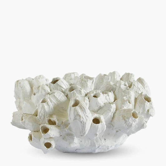 White Barnacle Faux Coral Ornament