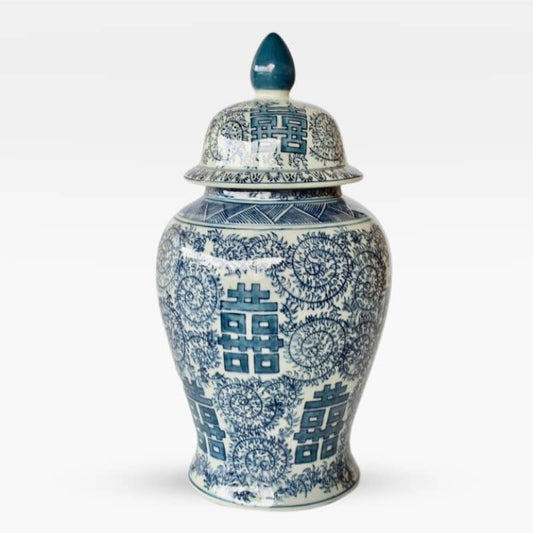 Ginger Jar Blue and White Chinese 48cm