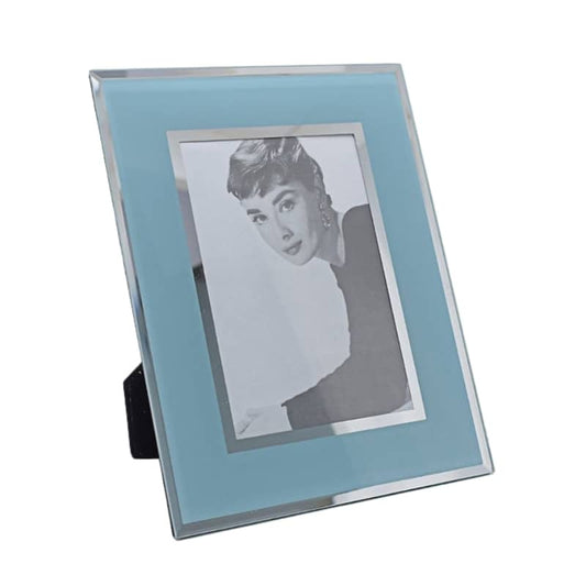 Glossy Blue Picture Frame