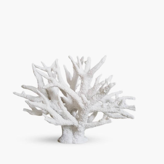 Large Faux White Coral Branch 