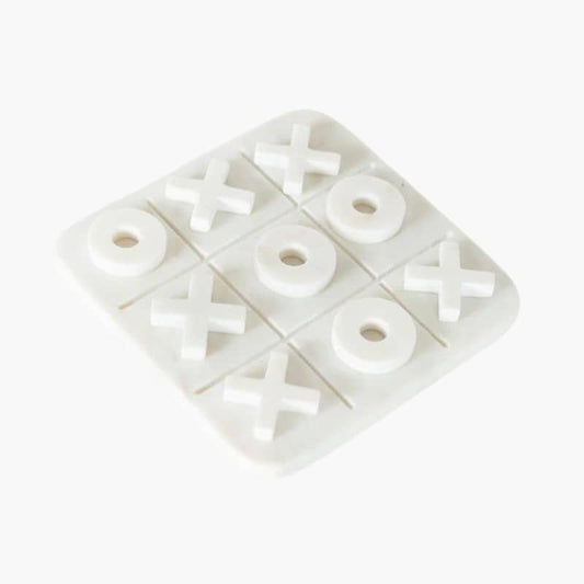 White Marble Noughts & Crosses 