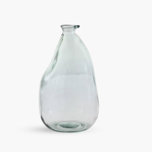 Mediterranean Recycled Glass Vase 36cm