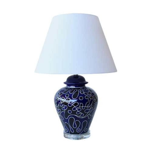 Navy Blue Table Lamp 