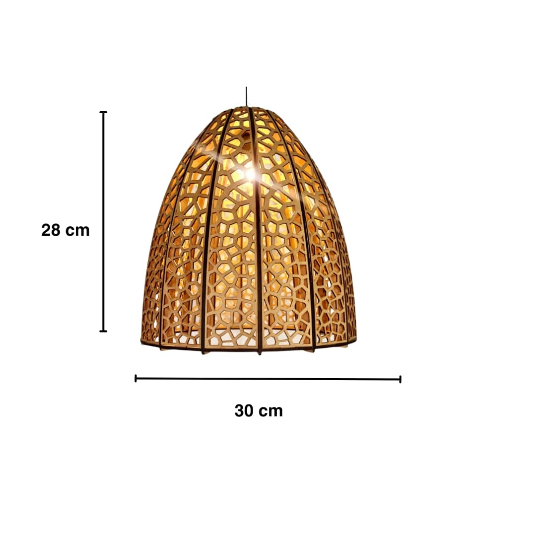 Pendant Light Kenya Basket 30cm by Woodka Interiors 