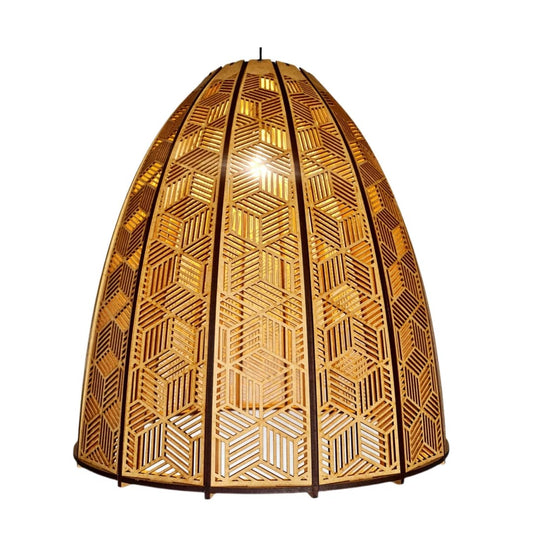 Pendant Light Mali Basket by Woodka Interiors  | shop Lighting Online