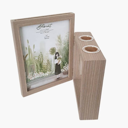 Wooden Flora Picture Frame
