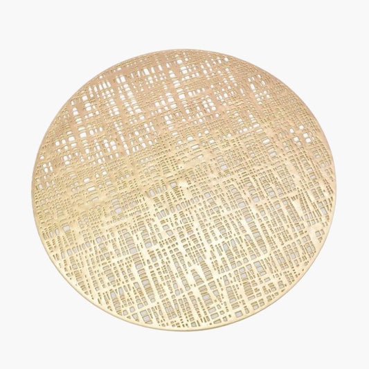 Round Placemat Champagne