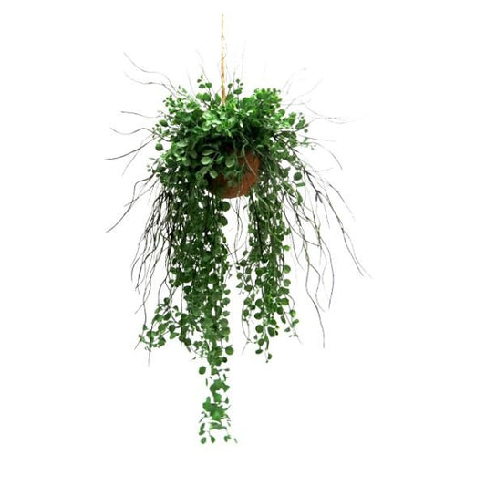artificial hanging plant eucalyptus 