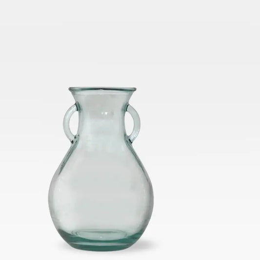 Cantaro Handled Glass Vase 24cm