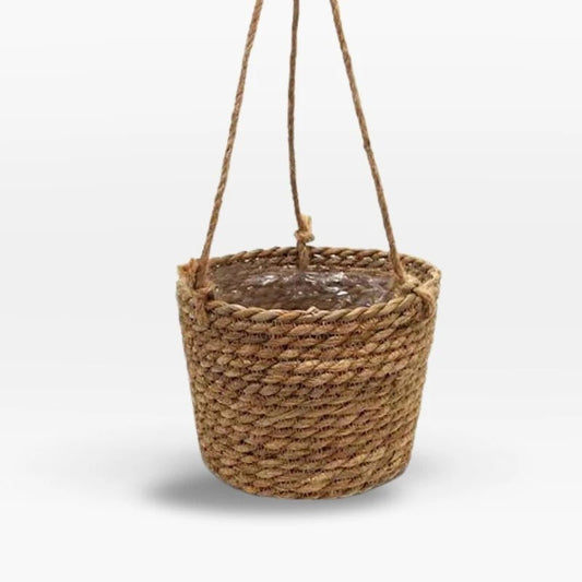 Hanging Woven Plant Basket 20cm