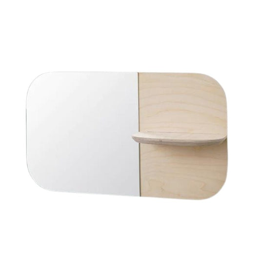 Horizontal Mirror with shelf perfect for bathroom